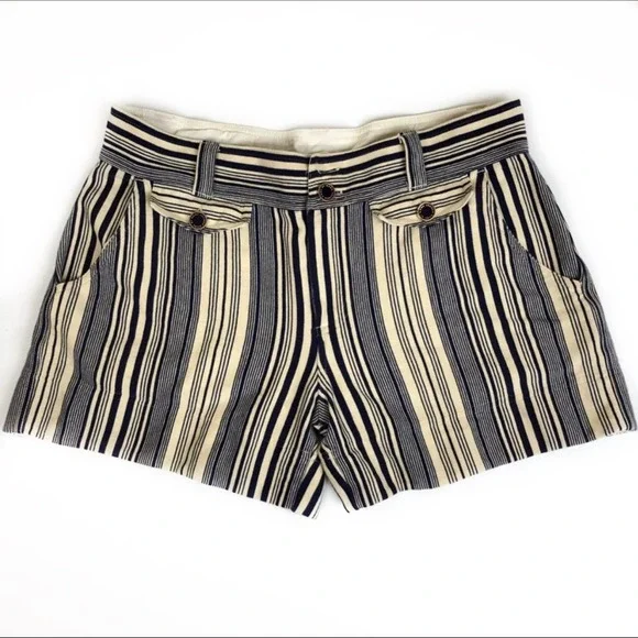 Marc by Marc Jacobs Nautical Striped Cotton Shorts - Picture 1 of 8